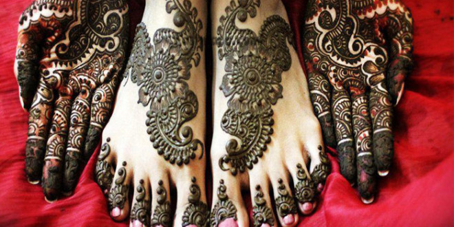 traditional mehendi design